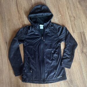 Avalanche Women's Black Hooded Ski Jacket